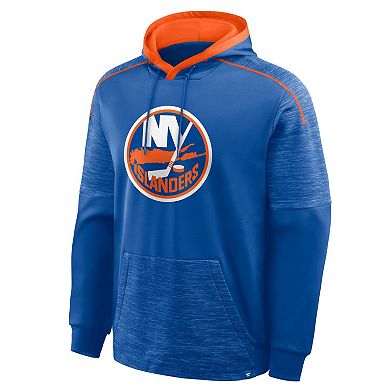 Men's Fanatics Royal New York Islanders Goaltender Defender Pullover Hoodie