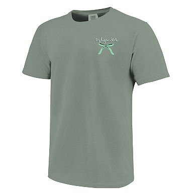 Women's Light Green Michigan State Spartans Christmas Tree Comfort Colors T-Shirt