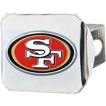Logo Brands San Francisco 49ers Color on Chrome Hitch Cover
