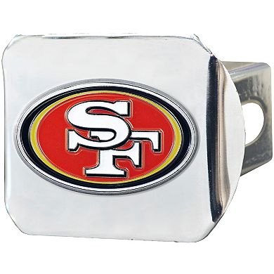 Logo Brands San Francisco 49ers Color on Chrome Hitch Cover