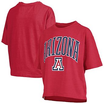 Women's Pressbox Red Arizona Wildcats Nelson T-Shirt