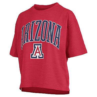 Women's Pressbox Red Arizona Wildcats Nelson T-Shirt