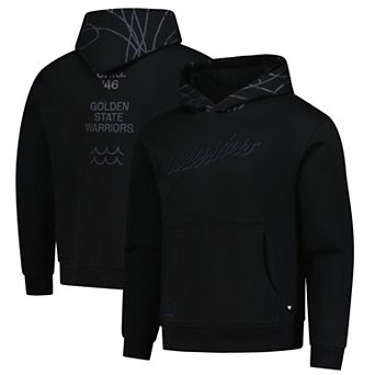 Unisex The Wild Collective Black Golden State Warriors Splatter Premium Hoodie