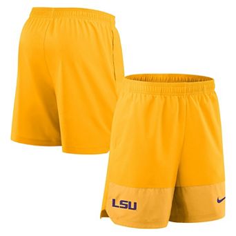 Men's Nike Gold LSU Tigers 2025 Sideline Dri-FIT Shorts