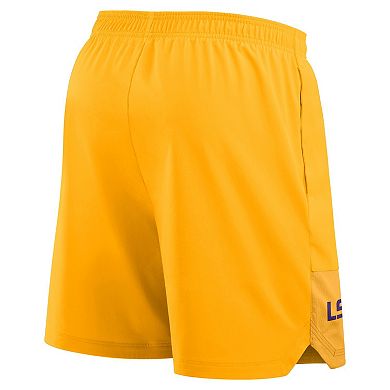 Men's Nike Gold LSU Tigers 2025 Sideline Dri-FIT Shorts