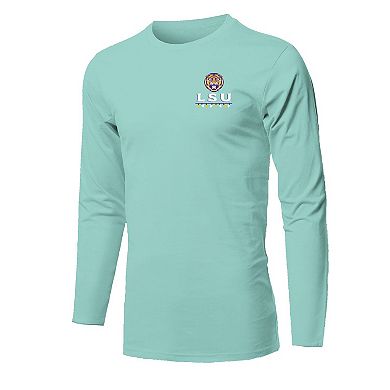 Youth Light Green LSU Tigers Merry Christmas Tree Long Sleeve T-Shirt