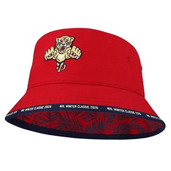 Men's Fanatics Red Florida Panthers 2026 NHL Winter Classic Novelty Bucket Hat