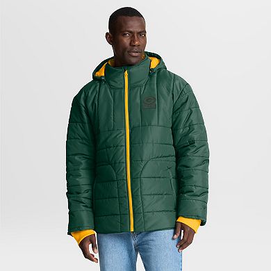 Men's Fanatics Green Green Bay Packers Full-Zip Hooded Jacket