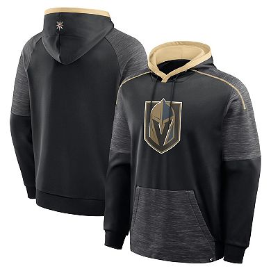 Men's Fanatics Black Vegas Golden Knights Goaltender Defender Pullover Hoodie