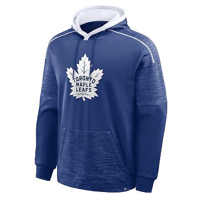 Men's Fanatics Blue Toronto Maple Leafs Goaltender Defender Pullover Hoodie