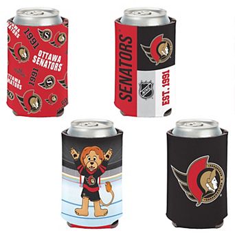 WinCraft Ottawa Senators 4-Pack 12oz. Can Cooler Set