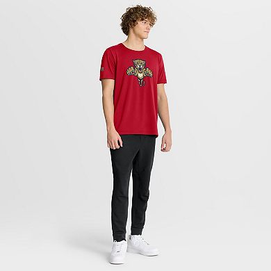 Men's Fanatics Bright Cardinal Florida Panthers 2026 NHL Winter Classic Authentic Pro Tech T-Shirt
