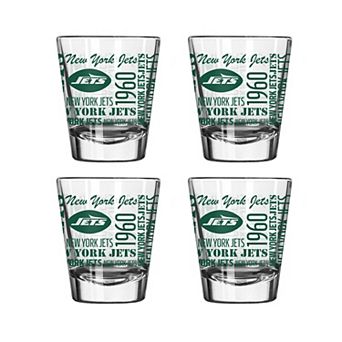 New York Jets 4-Pack 2oz. Shot Glass Set
