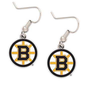 WinCraft Boston Bruins Logo Dangle Earrings