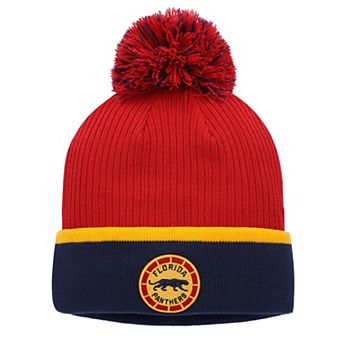 Women's Fanatics Navy/Red Florida Panthers 2026 NHL Winter Classic Cuffed Pom Knit Hat