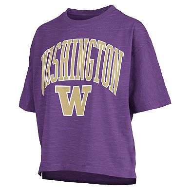 Women's Pressbox Purple Washington Huskies Nelson T-Shirt