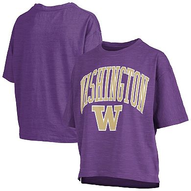 Women's Pressbox Purple Washington Huskies Nelson T-Shirt