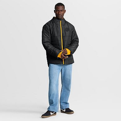 Men's Fanatics Black Pittsburgh Steelers Full-Zip Hooded Jacket