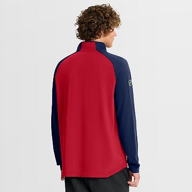 Men's Fanatics Bright Cardinal Florida Panthers 2026 NHL Winter Classic Authentic Pro Quarter-Zip