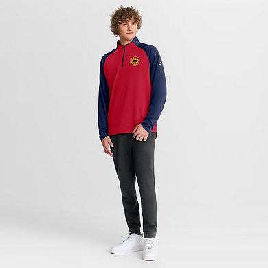 Men's Fanatics Bright Cardinal Florida Panthers 2026 NHL Winter Classic Authentic Pro Quarter-Zip