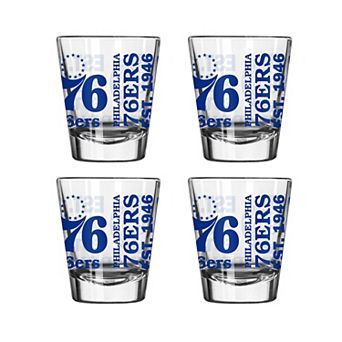 Philadelphia 76ers 4-Pack 2oz. Shot Glass Set