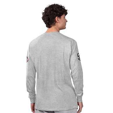 Men's Starter Gray/Brown San Diego Padres Two-Pack Long Sleeve & Short Sleeve T-Shirt Set