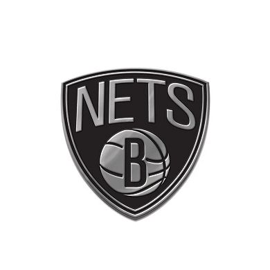 WinCraft Brooklyn Nets Chrome Auto Emblem