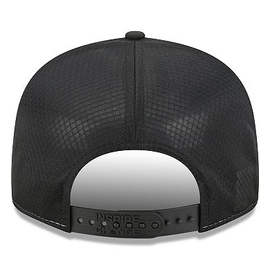 Men's New Era White/Black Philadelphia Eagles 2025 Inspire Change Split Panel 9FIFTY Snapback Hat
