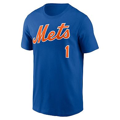 Men's Majestic Amed Rosario Royal New York Mets Name & Number T-Shirt