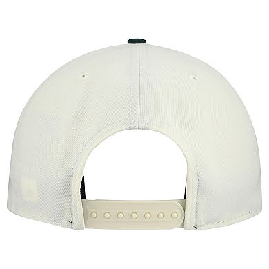 Men's New Era Cream Green Bay Packers Upside Down 9FIFTY A-Frame Snapback Hat