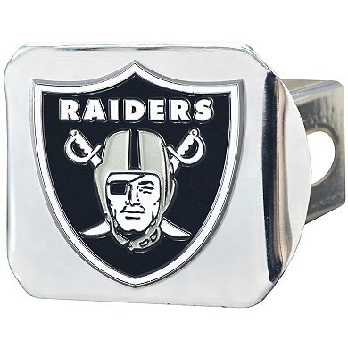 Logo Brands Las Vegas Raiders Color on Chrome Hitch Cover