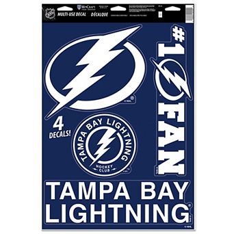 WinCraft Tampa Bay Lightning Primary 11'' x 17'' Multi-Use Decal Sheet