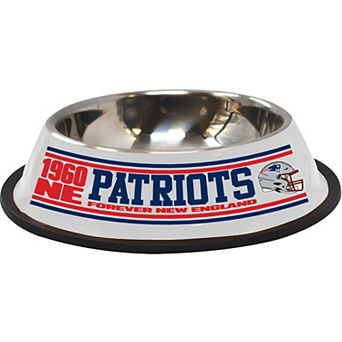 The Memory Company New England Patriots Stainless Steel Pet Bowl