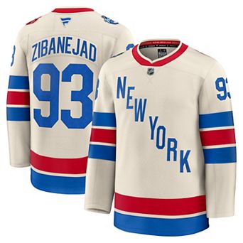 Men's Fanatics Mika Zibanejad Beige New York Rangers 2026 NHL Winter Classic Premium Jersey