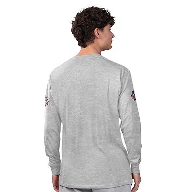 Men's Starter Gray/Red Philadelphia Phillies Two-Pack Long Sleeve & Short Sleeve T-Shirt Set