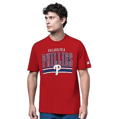 Men's Starter Gray/Red Philadelphia Phillies Two-Pack Long Sleeve & Short Sleeve T-Shirt Set