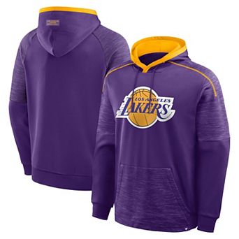 Men's Fanatics Purple Los Angeles Lakers Pick & Roll Defender Pullover Hoodie