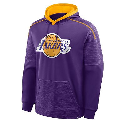 Men's Fanatics Purple Los Angeles Lakers Pick & Roll Defender Pullover Hoodie