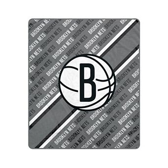 Pegasus Brooklyn Nets 60" x 70" Diagonal Lined Wordmark Ultra Soft Blanket