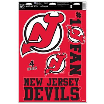 WinCraft New Jersey Devils Primary 11'' x 17'' Multi-Use Decal Sheet