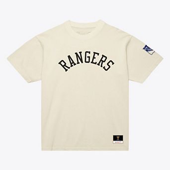 Unisex Mitchell & Ness Cream New York Rangers Arched Team T-Shirt