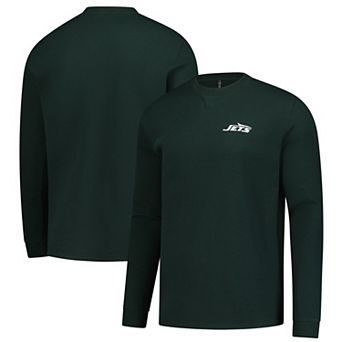 Men's Dunbrooke Green New York Jets Cavalier Waffle Long Sleeve T-Shirt