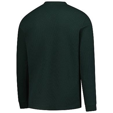 Men's Dunbrooke Green New York Jets Cavalier Waffle Long Sleeve T-Shirt