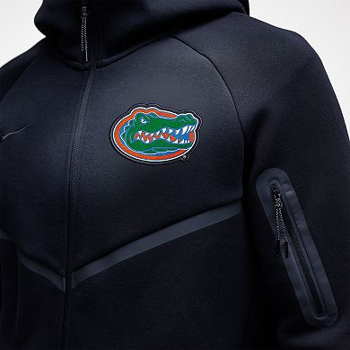 Men's Nike Black Florida Gators Tech Fleece Full-Zip Windrunner Hoodie