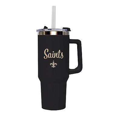 The Memory Company New Orleans Saints 40oz. Single Hit Bling Tumbler