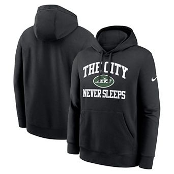 Men's Nike Black New York Jets The City Never Sleeps Club Fleece Hoodie