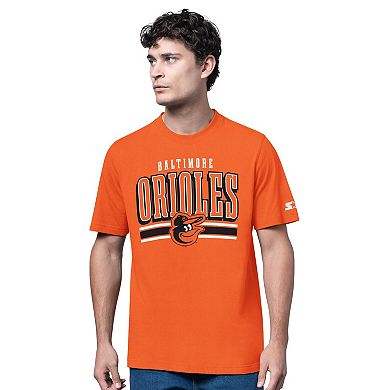 Men's Starter Gray/Orange Baltimore Orioles Two-Pack Long Sleeve & Short Sleeve T-Shirt Set