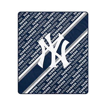 Pegasus New York Yankees 60" x 70" Diagonal Lined Wordmark Ultra Soft Blanket