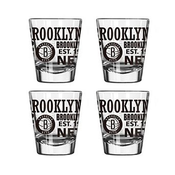 Brooklyn Nets 4-Pack 2oz. Shot Glass Set