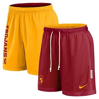 Men's Nike Cardinal/Gold USC Trojans Courtside Standard Issue Dri-FIT Reversible Shorts